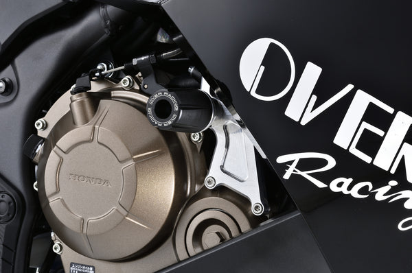 OVER Racing Racing Sliders Silver CBR400R(16-18) | 59-101-01 image 1