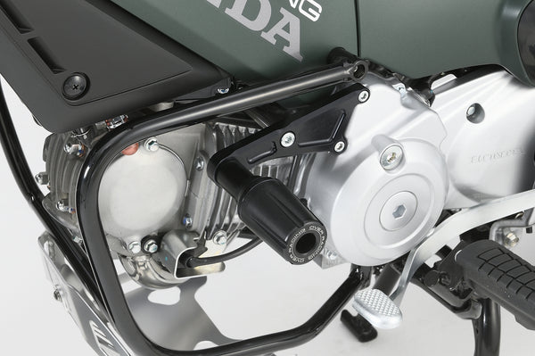 OVER Racing Engine Sliders Black Cross Cub 110(22-) | 59-125-01B image 2