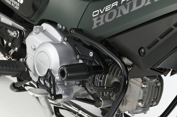 OVER Racing Engine Sliders Black Cross Cub 110(22-) | 59-125-01B image 1