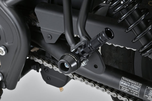 OVER Racing Passenger Footpeg Sliders Black Rebel250(17-)/CBR400R(16-) | 59-13-04B image 2