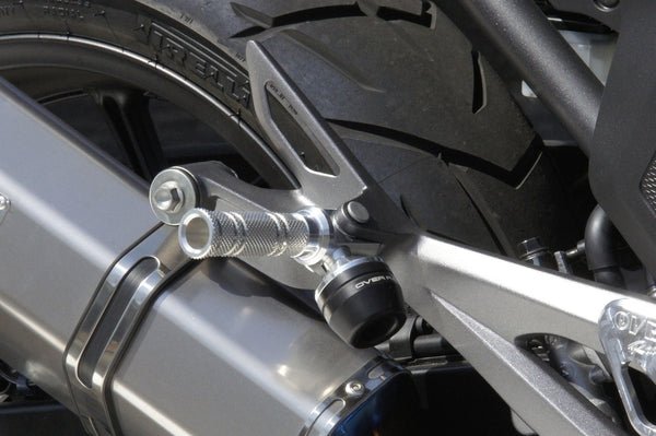 OVER Racing Passenger Footpeg Sliders Silver Rebel250(17-)/CBR400R(16-) | 59-13-04 image 2