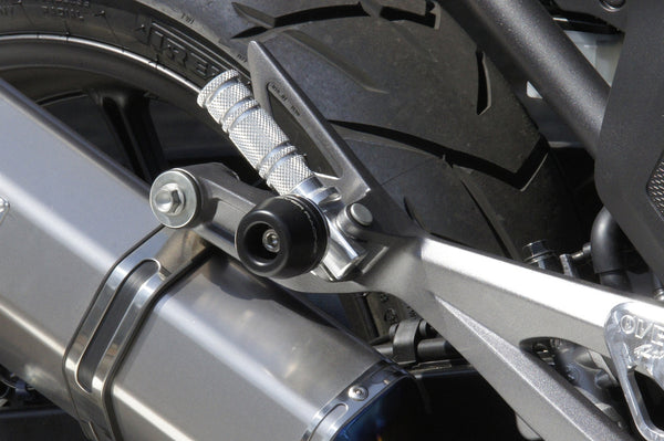 OVER Racing Passenger Footpeg Sliders Silver Rebel250(17-)/CBR400R(16-) | 59-13-04 image 1