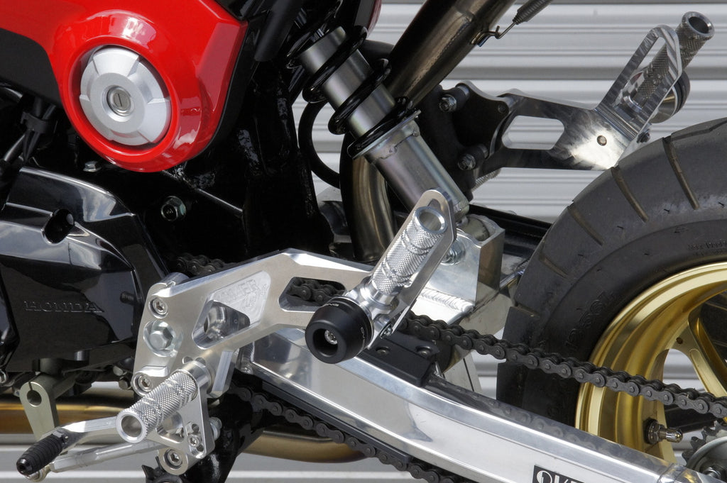 OVER Racing Passenger Footpeg Sliders Silver GROM | 59-22-02 image 1