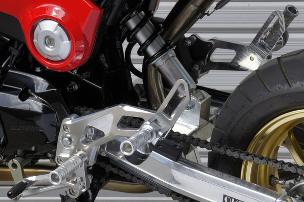 OVER Racing Passenger Footpeg Sliders Silver GROM | 59-22-02 image 2