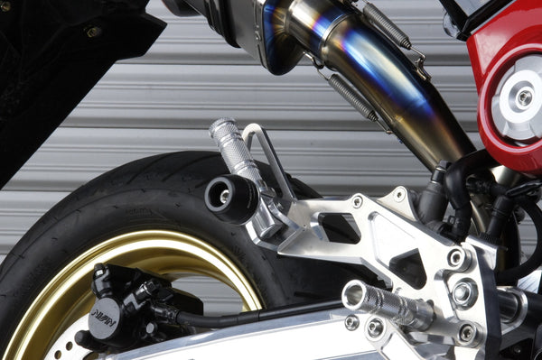 OVER Racing Passenger Footpeg Sliders Silver GROM | 59-22-02 image 4