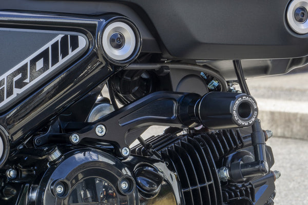 OVER Racing Engine Sliders Black GROM(21-) | 59-223-01B image 1