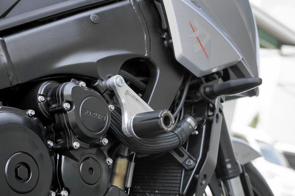 OVER Racing Engine Sliders Silver KATANA(19-) | 59-56-012 image 2