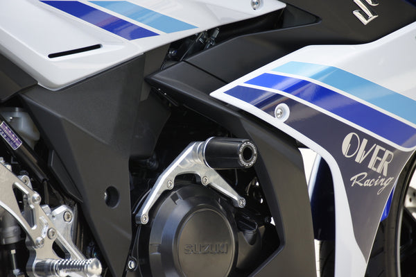 OVER Racing Racing Sliders Silver GSX250R | 59-57-01 image 2