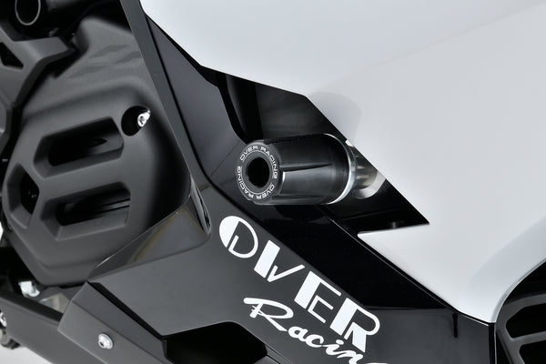 OVER Racing Frame Sliders Silver Ninja e-1 | 59-64-01 image 1