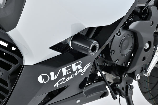 OVER Racing Frame Sliders Silver Ninja e-1 | 59-64-01 image 2