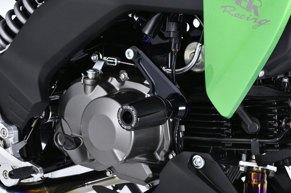 OVER Racing Engine Sliders Black Z125-PRO | 59-65-01B image 1