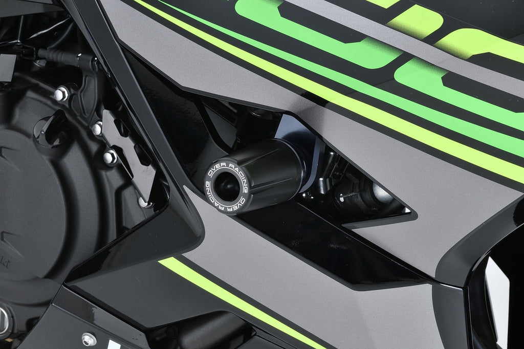 OVER Racing Racing Sliders Black Ninja250(18) | 59-693-01B image 1