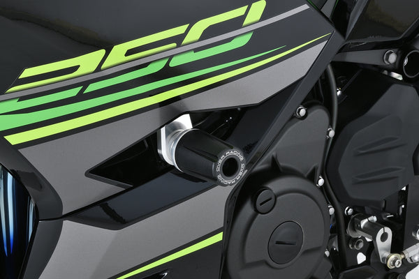 OVER Racing Racing Sliders Silver Ninja250(18) | 59-693-01 image 1