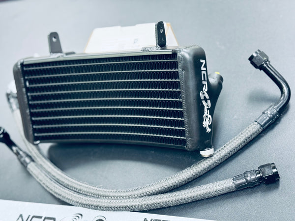 NCR DUCATI 1000 &1100 DS OVERSIZE OIL COOLER KIT (black)