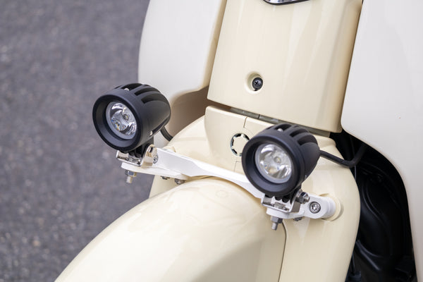 OVER Racing Fog Light Bracket White Super Cub110(22-) | 62-126-01W image 2