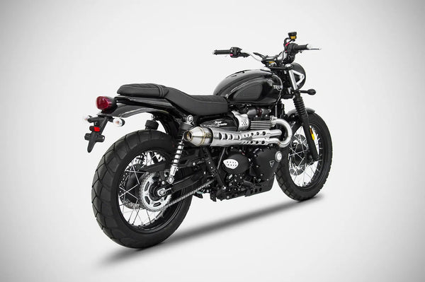 ZARD Exhaust Conical High Mount Full System Triumph Street Scrambler / 900 2017- image 4