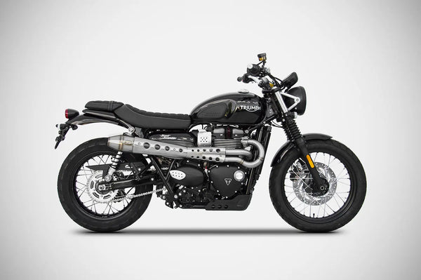 ZARD Exhaust Conical High Mount Full System Triumph Street Scrambler / 900 2017- image 5