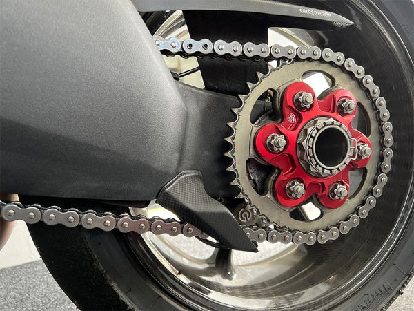 chain guard carbonfiber for Ducati Panigale V4 image 5