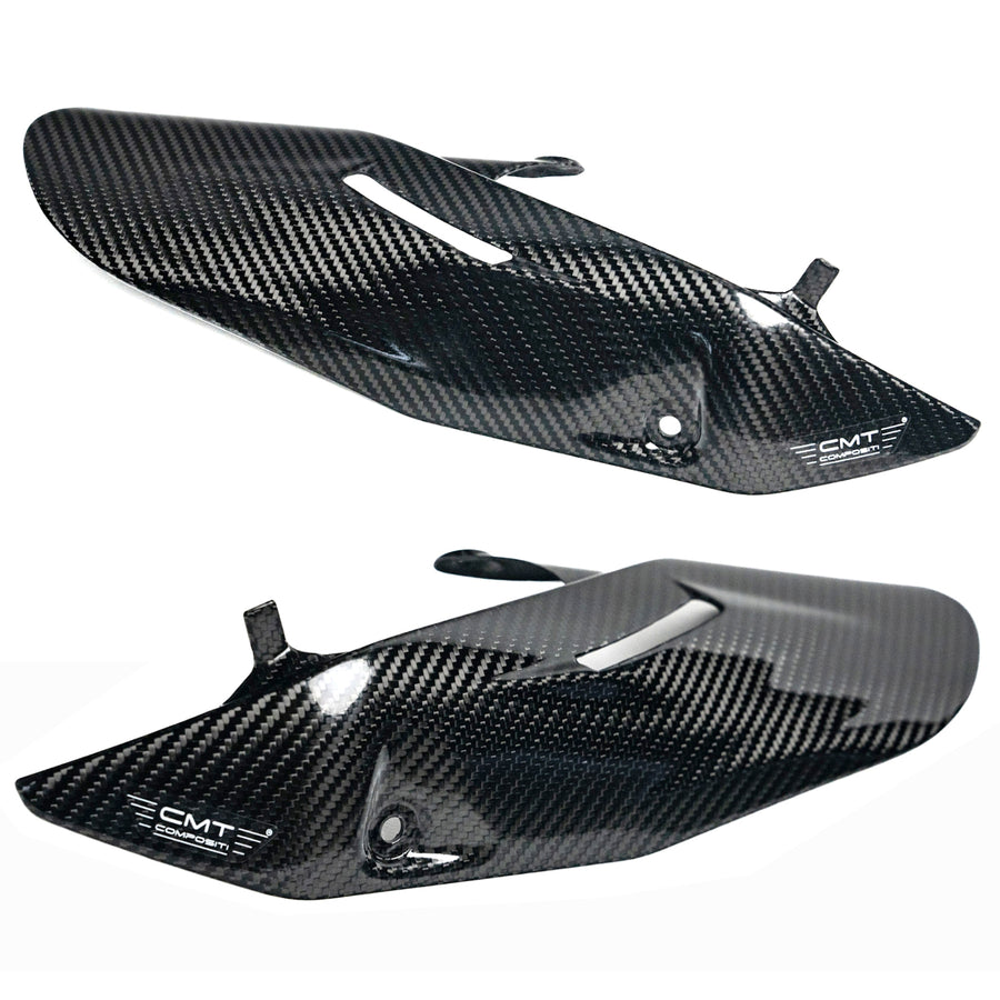 CMT Compositi Carbon Exhaust Heat Guard | Ducati Hypermotard 698 Mono / Ducati Hypermotard 698 Mono RVE | DH0011