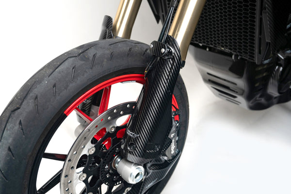 CMT Compositi Carbon Fork Guards | Ducati Hypermotard 698 Mono / Ducati Hypermotard 698 Mono RVE | DH0002