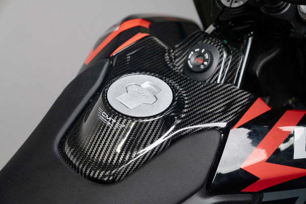 CMT Compositi Carbon Fuel Tank Cover | Ducati Hypermotard 698 Mono / Ducati Hypermotard 698 Mono RVE | DH0007