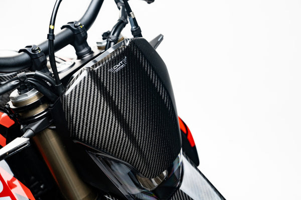CMT Compositi Carbon Headlight Mask | Ducati Hypermotard 698 Mono / Ducati Hypermotard 698 Mono RVE | DH0006