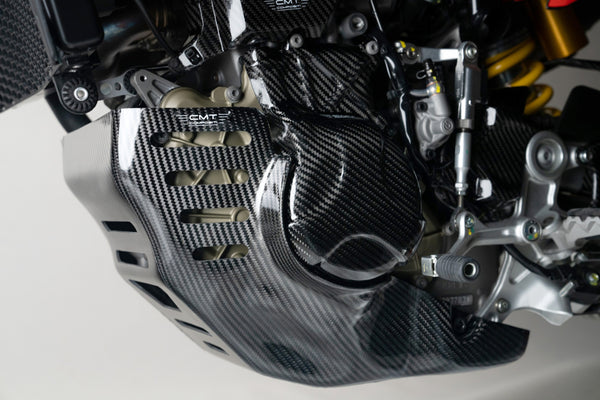 CMT Compositi Carbon Skid Plate | Ducati Hypermotard 698 Mono / Ducati Hypermotard 698 Mono RVE | DH0018