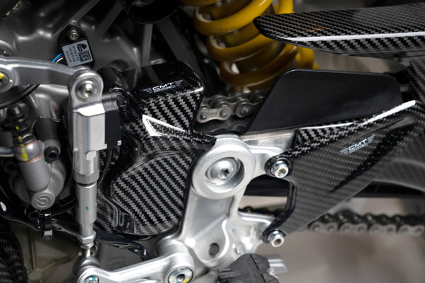 CMT Compositi Carbon Front Sprocket Guard | Ducati Hypermotard 698 Mono / Ducati Hypermotard 698 Mono RVE | DH0028