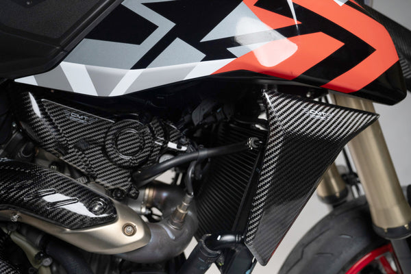 CMT Compositi Carbon Right Engine Guard | Ducati Hypermotard 698 Mono / Ducati Hypermotard 698 Mono RVE | DH0010