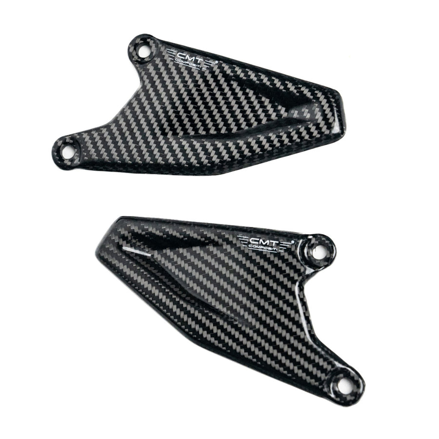 CMT Compositi Carbon Heel Guards | Ducati Hypermotard 698 Mono / Ducati Hypermotard 698 Mono RVE | DH0017