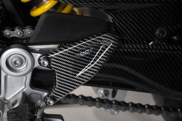 CMT Compositi Carbon Heel Guards | Ducati Hypermotard 698 Mono / Ducati Hypermotard 698 Mono RVE | DH0017