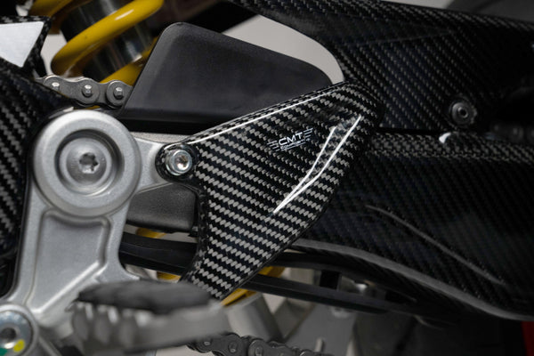 CMT Compositi Carbon Heel Guards | Ducati Hypermotard 698 Mono / Ducati Hypermotard 698 Mono RVE | DH0017