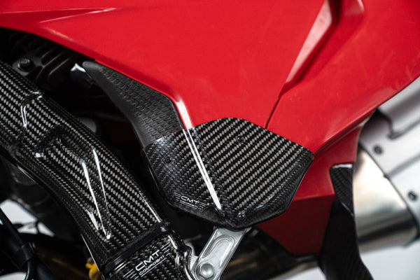 CMT Compositi Carbon Rear Side Panel Guards | Ducati DESMO 450 MX / Multi-Model | DMX0014