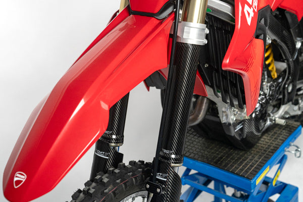 CMT Compositi Carbon Fork Guards | Ducati DESMO 450 MX / Multi-Model | DMX0004