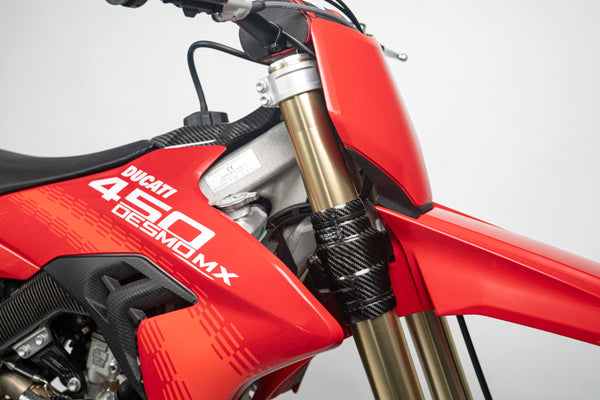 CMT Compositi Carbon Triple Clamp Guards | Ducati DESMO 450 MX / Multi-Model | DMX0006