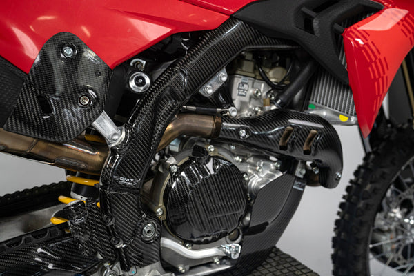 CMT Compositi Carbon Frame Guards | Ducati DESMO 450 MX / Multi-Model | DMX0012