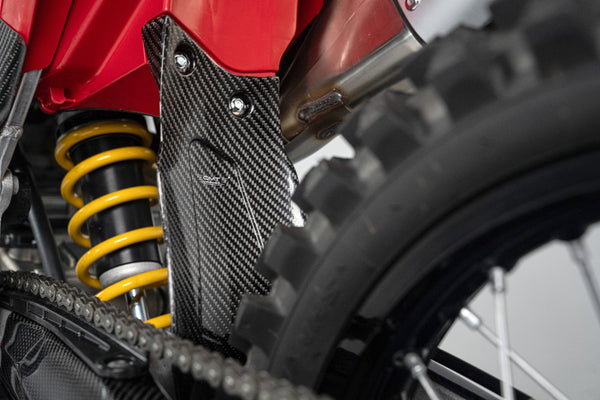 CMT Compositi Carbon Rear Shock Guard | Ducati DESMO 450 MX / Multi-Model | DMX0018