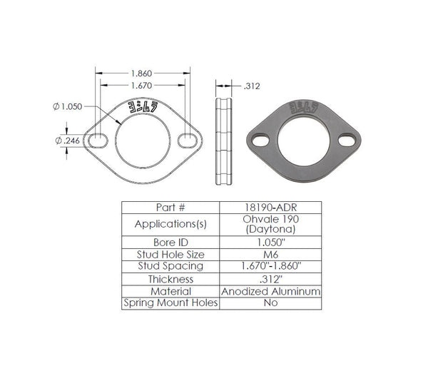 SS FLANGE FOR 19600-401D (19600SDR)