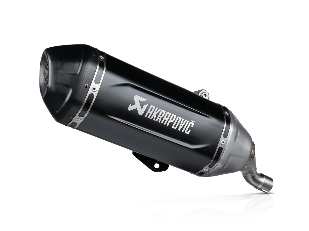 AKRAPOVIC Vespa GTS 125 / Super / SuperSport / SuperTech 2024-2026 Slip-On Line (SS) S-VE125SO4-HWSSBL
