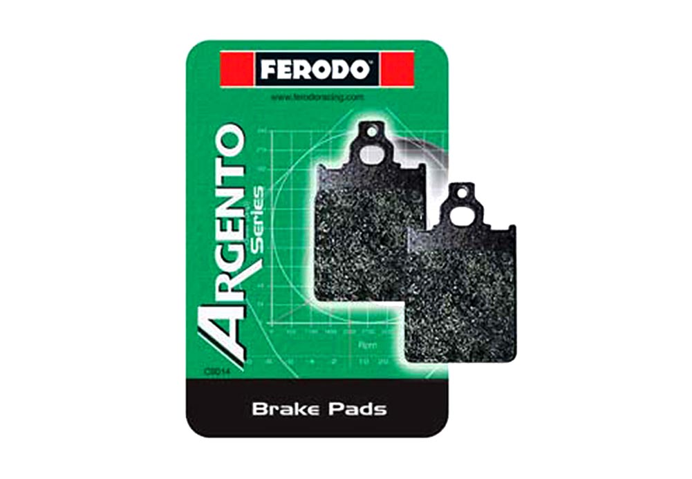 Ferodo Road Argento Mid-Metallic Front Brake Pads To Fit Kawasaki, Suzuki, SYM, Triumph - FDB2085AG