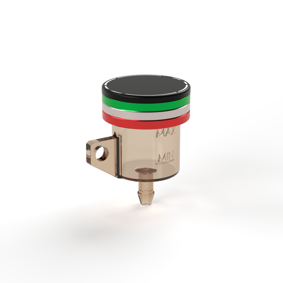 KBIKE Rear brake fluid cap tricolore TS035
