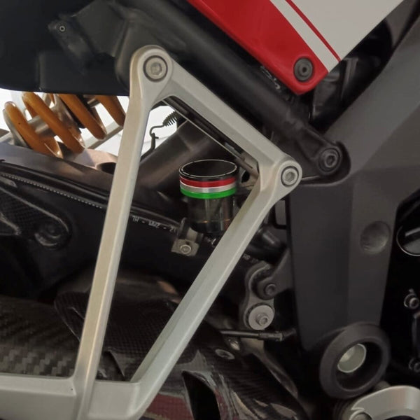 KBIKE Rear brake fluid cap tricolore TS035