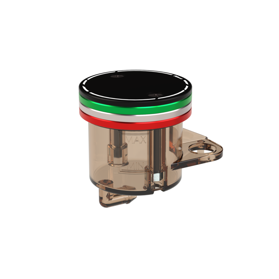 KBIKE Front brake fluid cap tricolore TS033