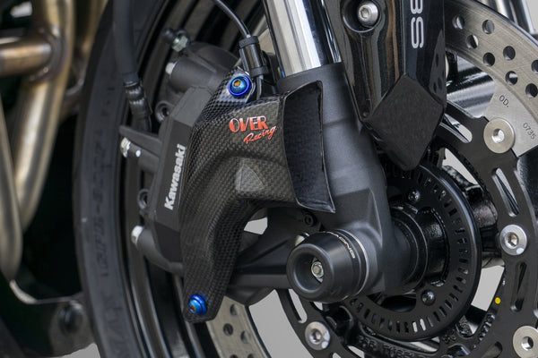 OVER Racing Carbon Front Caliper Duct Ninja ZX-25R/SE/25RR | 73-86-01 image 1