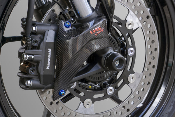 OVER Racing Carbon Front Caliper Duct Ninja ZX-25R/SE/25RR | 73-86-01 image 2