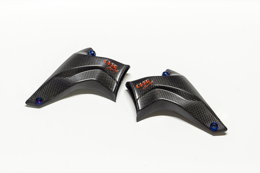 OVER Racing Carbon Front Caliper Duct Mat Brembo for P100 | 73-99-01M image 1