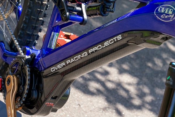 OVER Racing Carbon Battery & Motor Cover Set YPJ-MT Pro(20-22) | 73-A01-03 image 2