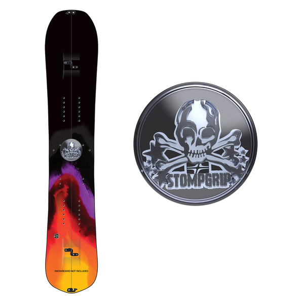 Snowboard Stomp Pad : Punk : SKULL & CROSSBONES