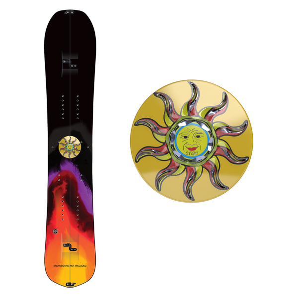 Snowboard Stomp Pad : Psychedelic : SUN