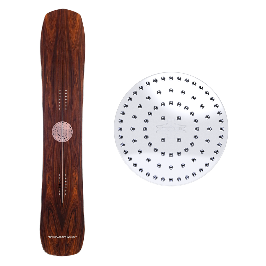 Snowboard Stomp Pad : Clear : Spiked : CIRCLE